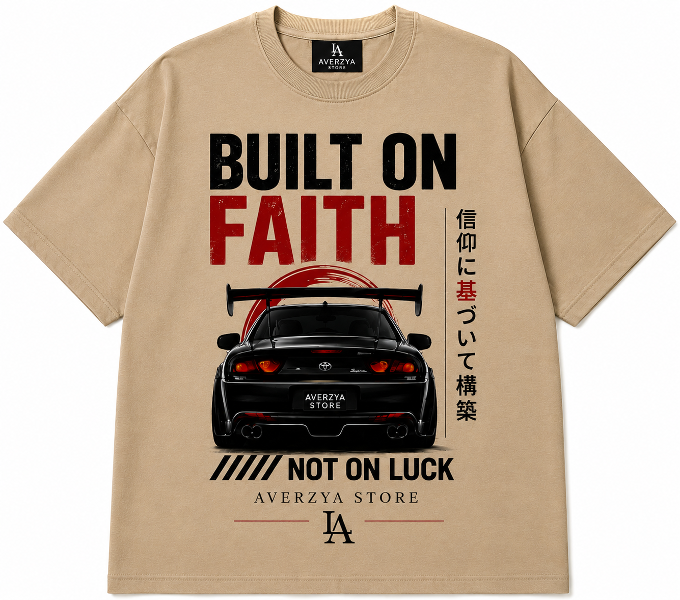 Built on Faith Oversized Graphic Tee